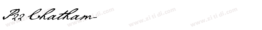 P22 Chatham字体转换
